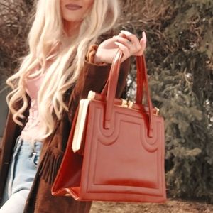 Julius Resnick JR USA leather handbag